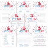 4th of July Party Games Bundle Printable by LittleSizzle