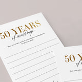 50th Anniversary Party Games Married in 1974 Printable