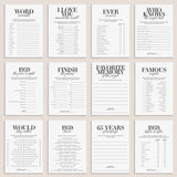 Married in 1959 66th Wedding Anniversary Party Games Bundle by LittleSizzle