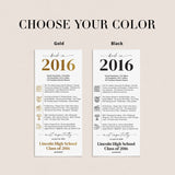 10th Reunion Table Decorations Back in 2016 News Card