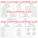 Pink Heart Galentines Day Games for Adults Printable by LittleSizzle