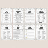 Boho Celestial Halloween Party Games for Adults Printable by LittleSizzle