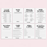 Birthday Games for Her | Adult Birthday Party Games Printable by LittleSizzle