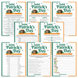 St Patricks Day Game Bundle Printable Green and Orange by LittleSizzle
