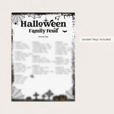 Halloween Family Feud Questions and Answers Printable