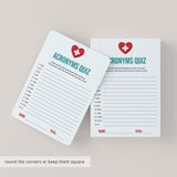 Nurse Party Acronyms Quiz with Answers Printable