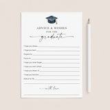 Graduation Advice and Wishes Printable Cards by LittleSizzle
