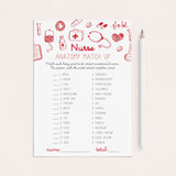 Anatomy Matching Game Printable Answers Included by LittleSizzle