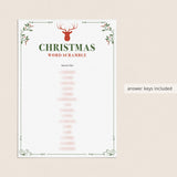 Vintage Christmas Theme Party Game Bundle Printable