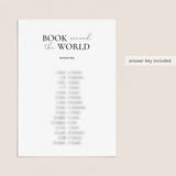 Bookclub Game Book Around The World with Answer Key Printable