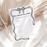 Printable Love Around The World Game with Answer Key