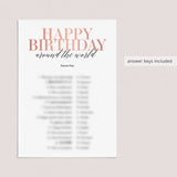 Modern Blush Birthday Games for Her Printable
