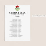 Modern Minimalist Christmas Games Bundle Printable