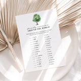 Printable Family Around The World Game with Answers