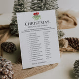 Simple Christmas Game Around The World Printable