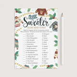 Ugly Sweater Party Game Printable Christmas Around The World by LittleSizzle