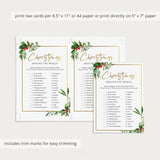 Around The World Christmas Party Game Printable