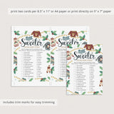 Ugly Sweater Party Game Printable Christmas Around The World