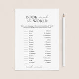 Bookclub Game Book Around The World with Answer Key Printable by LittleSizzle