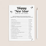 Happy New Year Around The World Quiz with Answer Key Printable by LittleSizzle