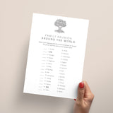 Family Around The World Game Printable