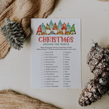Printable Merry Christmas Around The World Game with Answers