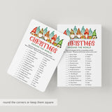 Printable Merry Christmas Around The World Game with Answers