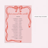 Wavy Border Valentines Day Games Printable