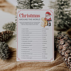 Christmas Family Game with Answer Key