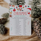 Christmas Around The World Game with Answer Key Printable