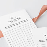 Simple Office Party Game Printable A To Z Office Supplies
