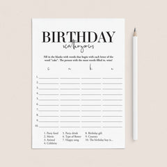 Born in 2003 21st Birthday Party Games Bundle For Boy