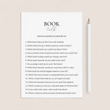 Book Club Icebreaker Printable Book Talk Questions by LittleSizzle