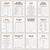 75th Birthday Games for Him Printable | Men's 75th Birthday Ideas ...