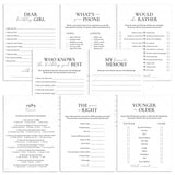 Born in 1989 Birthday Games for Her Printable by LittleSizzle