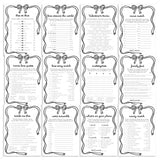 Bow Valentine's Day Games Printable Valentines Party Ideas by LittleSizzle