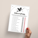 This Witch Is Getting Hitched Bridal Shower Game Bride or Groom Printable