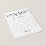 Retirement Bucket List Cards Printable