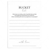 Bucket List Cards for Her Birthday Printable by LittleSizzle
