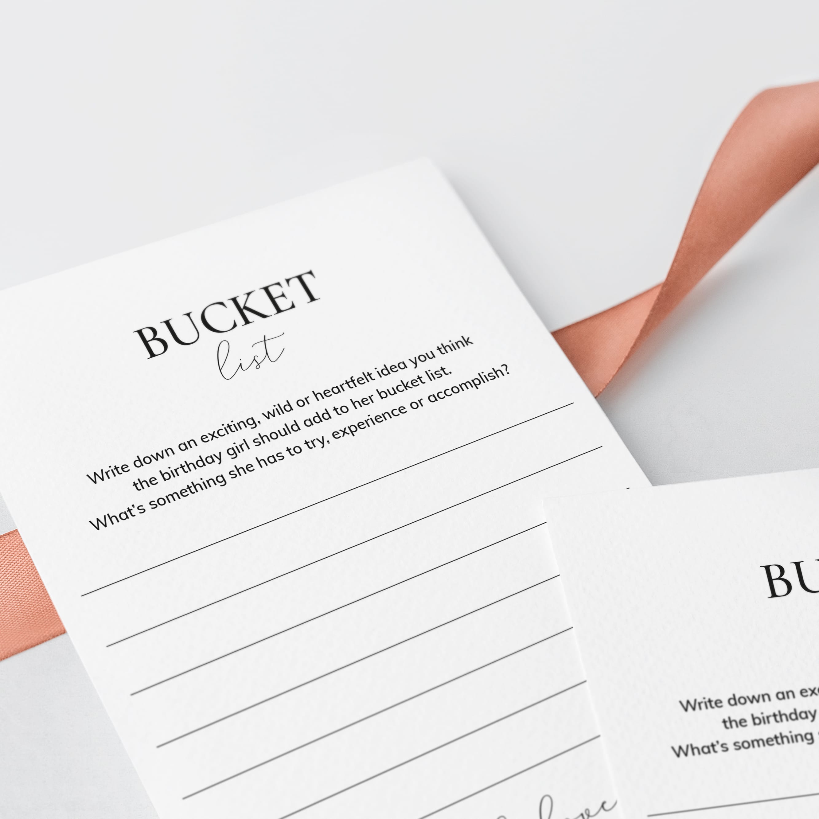 Bucket List Cards For Her Birthday Printable Unique Birthday Party Bucket List Cards For Her Birthday Printable Unique Birthday Party