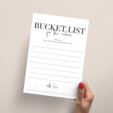 Retirement Bucket List Cards Printable