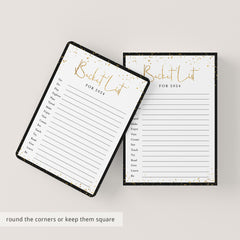 New Years Bucket List for 2024 Printable