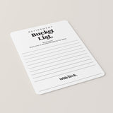 Retirement Bucket List Printable | Digital Download