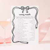 Valentine's Day Games Printable Black Bow Theme