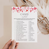 Valentine Candy Match with Answers PDF Digital Download