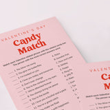 Valentine's Day Candy Match Game with Answer Key Digital Download