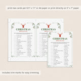 Vintage Christmas Theme Party Game Bundle Printable