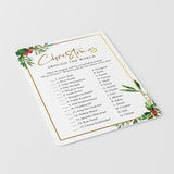 Christmas Dinner Party Trivia Games Printable