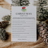 Modern Minimalist Christmas Games Bundle Printable