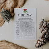 Christmas Word Search Printable with Hidden Message